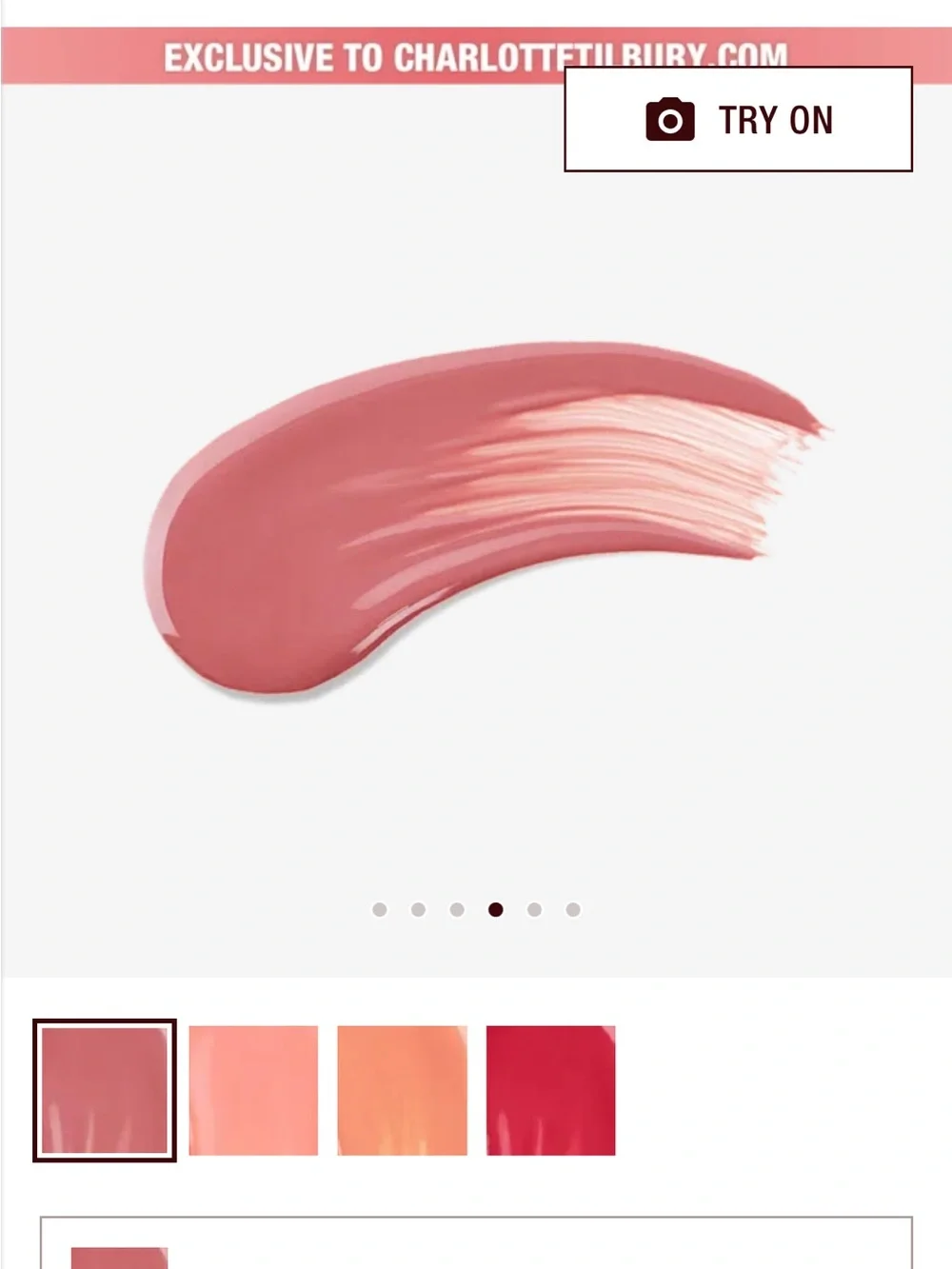 Charlotte Tilbury Matte Beauty Blush Wand — Pillow Talk